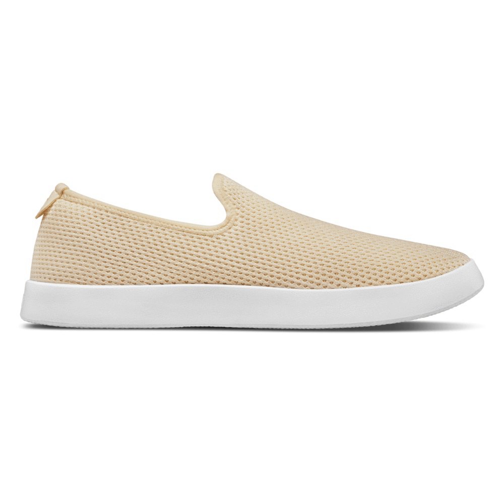 Allbirds Men\'s Slip-Ons Khaki - Tree Loungers - 96314ZIRC